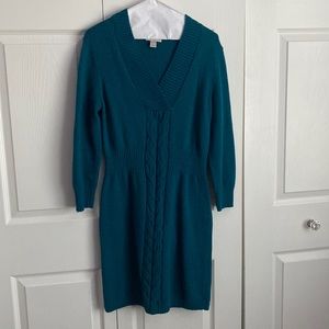 Loft V-neck sweater dress